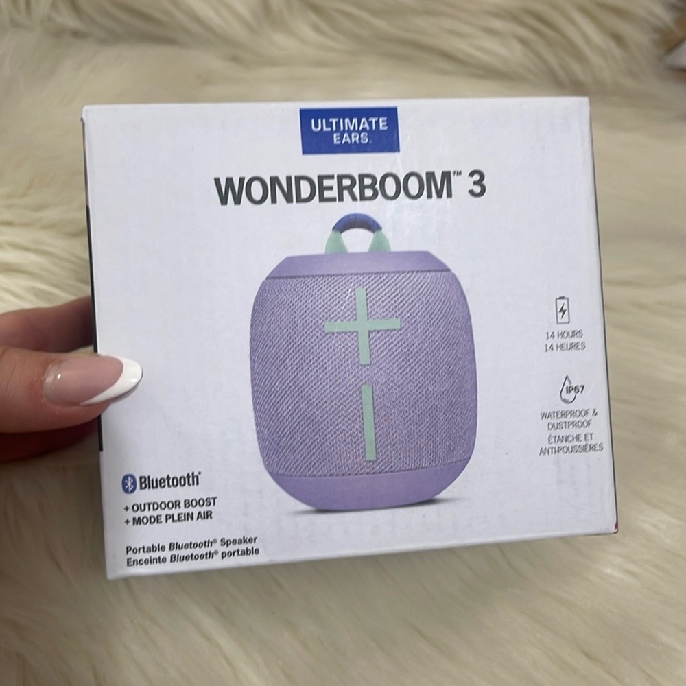 NEW ultimate ears wonderboom 3 purple